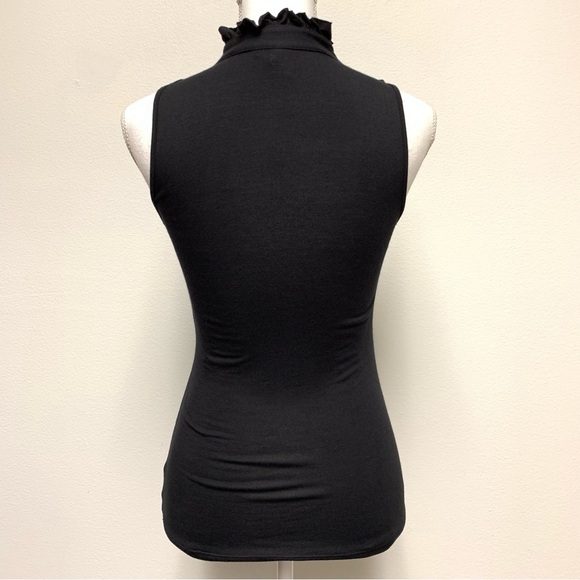 Vintage Y2K 90s Heart Soul Ruffle Top Size M Goth Romantic Vampire Whimsigoth - Picture 6 of 9